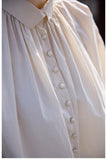 Georgina Cotton Ivory Cheongsam Top
