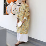 Dame Floral Cotton Cheongsam Dress