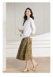 Grande Embroidered White Cheongsam Top