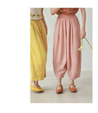 Poppy Lightweight Ramie Lantern Cheongsam Pants