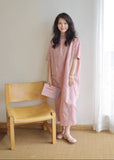 Peony Pink Jacquard Cheongsam Dress