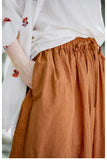Dragon Wide-Leg Cotton Cheongsam Pants