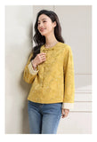 Cora Yellow Loose Cheongsam Top