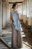 Zenaida Tie-Dye Ramie Cheongsam Top