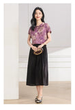 Melinda Floral Print Viscose Cheongsam Top