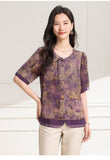 Atelier Floral Rayon Cheongsam Top