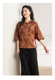 Ballad Lace Silk Cheongsam Top