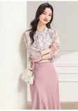 Agate Loose Fit Patterned Cheongsam Top