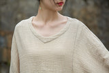 Sonnet Cotton Hand-Stitched Zen Cheongsam T-Shirt