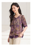 Atelier Floral Rayon Cheongsam Top