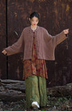 Antique Green Cotton Cheongsam Coat