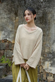 Sonnet Cotton Hand-Stitched Zen Cheongsam T-Shirt