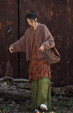 Antique Green Cotton Cheongsam Coat