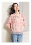 Adagio Lace Button Modern Cheongsam Top