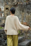 Sonnet Cotton Hand-Stitched Zen Cheongsam T-Shirt