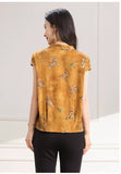 Aquamarine Lace Silk Cheongsam Top