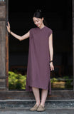 Petunia Linen Ramie Cheongsam Dress
