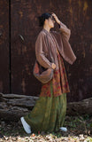 Antique Green Cotton Cheongsam Coat