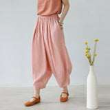 Poppy Lightweight Ramie Lantern Cheongsam Pants