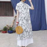 Glow Cotton Vintage Cheongsam Dress