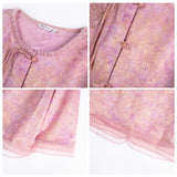 Yvette Lace Jacquard Cheongsam Top
