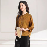 Ballad Lace Silk Cheongsam Top