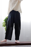 Brilliance Wide-Leg Ramie Cheongsam Pants