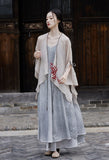 Yvonne Spray Dyed Long Cheongsam Dress