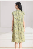 Crown Silk Cheongsam Dress
