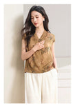 Aquamarine Lace Silk Cheongsam Top