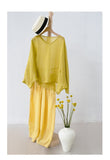 Poppy Lightweight Ramie Lantern Cheongsam Pants