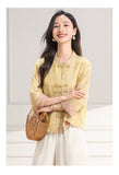 Kendra Loose-Fit Polyester Cheongsam Top