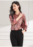 Yolanda Floral Print Mandarin Collar Cheongsam Top