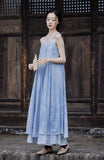 Yvonne Spray Dyed Long Cheongsam Dress