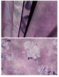 Tara Light Purple Floral Cheongsam Top