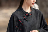 Begonia Hand-Dyed Ramie Cheongsam Top