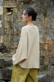 Sonnet Cotton Hand-Stitched Zen Cheongsam T-Shirt