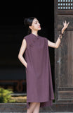 Petunia Linen Ramie Cheongsam Dress