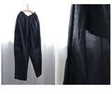 Brilliance Wide-Leg Ramie Cheongsam Pants