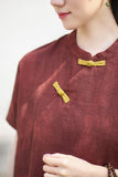 Maison Ramie Cotton Cheongsam Top