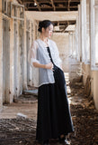 Adriana Tencel Loose Cheongsam Top