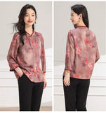 Yolanda Floral Print Mandarin Collar Cheongsam Top