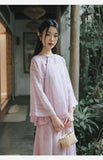 Theodora Ramie Tencel Vintage Cheongsam Top