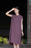 Petunia Linen Ramie Cheongsam Dress