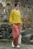 Sonnet Cotton Hand-Stitched Zen Cheongsam T-Shirt