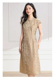 Ava Lace Slim-Fit Cheongsam Dress