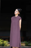Petunia Linen Ramie Cheongsam Dress
