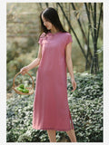 Ursula Tencel Linen Cheongsam Dress