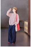 Crescendo Red Polka Dot Cotton Cheongsam Shirt