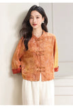 Kendra Loose-Fit Polyester Cheongsam Top